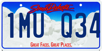 SD license plate 1MUQ34