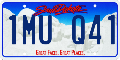 SD license plate 1MUQ41
