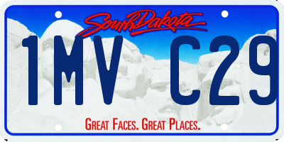SD license plate 1MVC29