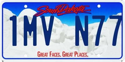 SD license plate 1MVN77