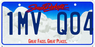 SD license plate 1MVQ04