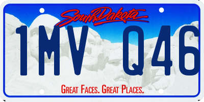 SD license plate 1MVQ46