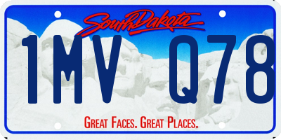 SD license plate 1MVQ78