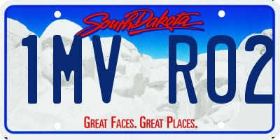 SD license plate 1MVR02
