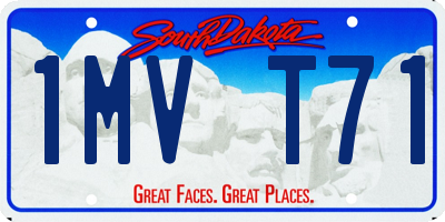 SD license plate 1MVT71