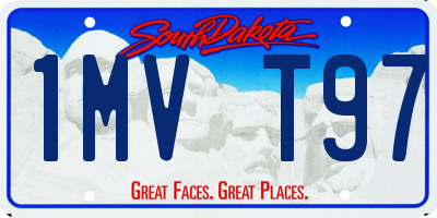 SD license plate 1MVT97