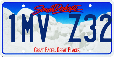 SD license plate 1MVZ32