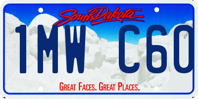 SD license plate 1MWC60