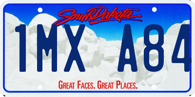 SD license plate 1MXA84