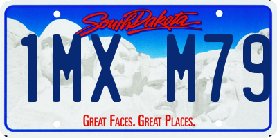 SD license plate 1MXM79