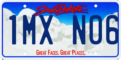 SD license plate 1MXN06