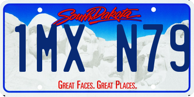 SD license plate 1MXN79