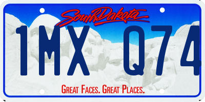 SD license plate 1MXQ74
