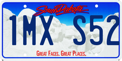 SD license plate 1MXS52