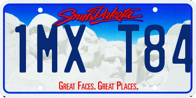 SD license plate 1MXT84