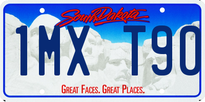SD license plate 1MXT90