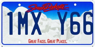 SD license plate 1MXY66