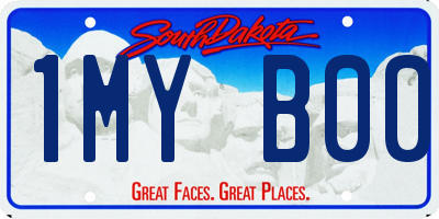 SD license plate 1MYB00