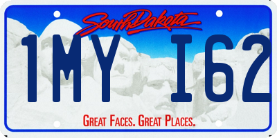 SD license plate 1MYI62
