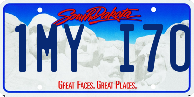 SD license plate 1MYI70