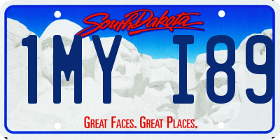 SD license plate 1MYI89