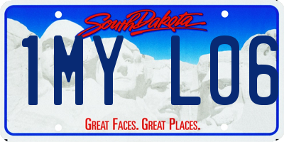 SD license plate 1MYL06