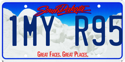 SD license plate 1MYR95
