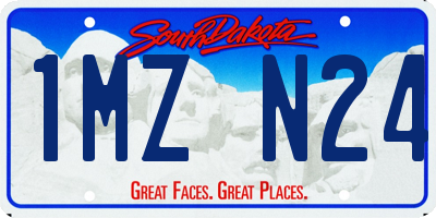 SD license plate 1MZN24
