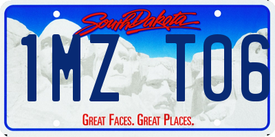 SD license plate 1MZT06