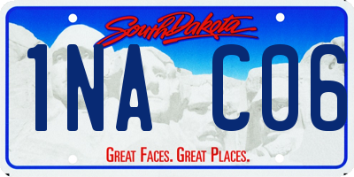 SD license plate 1NAC06
