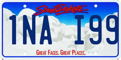 SD license plate 1NAI99