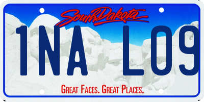 SD license plate 1NAL09