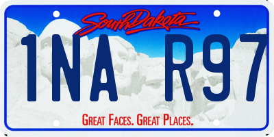 SD license plate 1NAR97