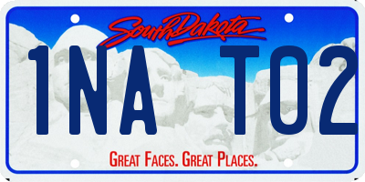 SD license plate 1NAT02