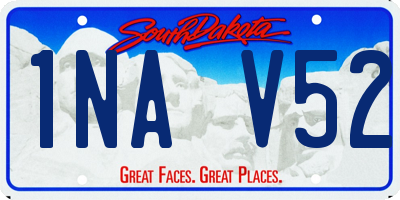 SD license plate 1NAV52