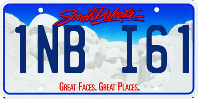 SD license plate 1NBI61