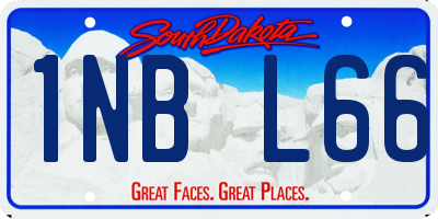 SD license plate 1NBL66