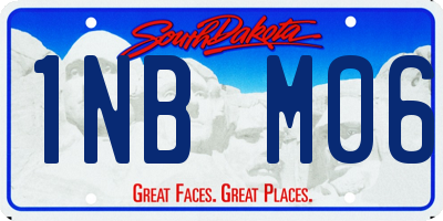 SD license plate 1NBM06