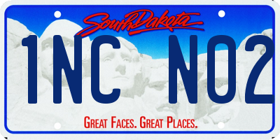 SD license plate 1NCN02