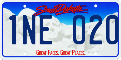 SD license plate 1NEO20