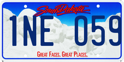SD license plate 1NEO59