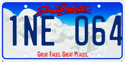 SD license plate 1NEO64