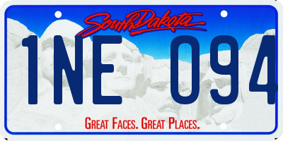 SD license plate 1NEO94