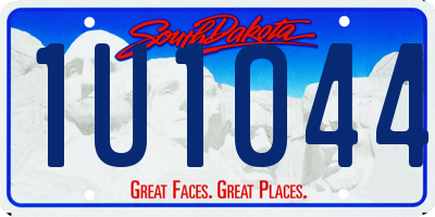 SD license plate 1U1044