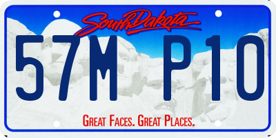 SD license plate 57MP10