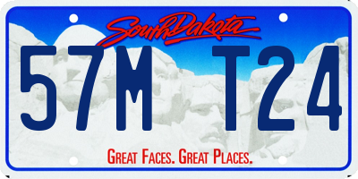 SD license plate 57MT24