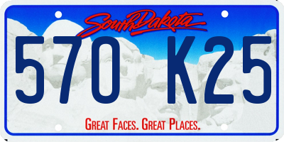 SD license plate 57OK25