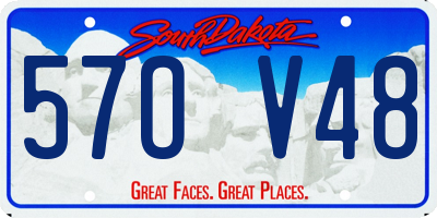 SD license plate 57OV48
