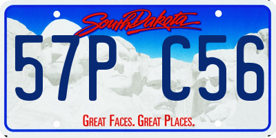 SD license plate 57PC56