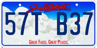 SD license plate 57TB37